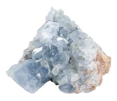 Natural Celestite Blue Quartz Crystal Cluster 1300 Grams - Image 1