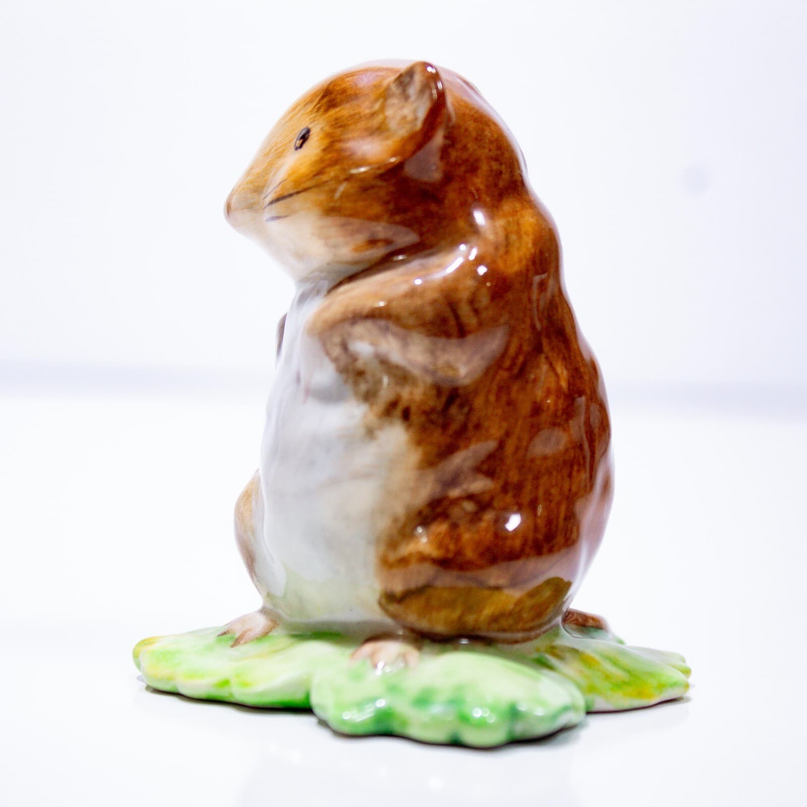 BESWICK ENGLAND Beatrix Potter "Timmy Willie" Mouse Porcelain Figurine - Thumbnail 4