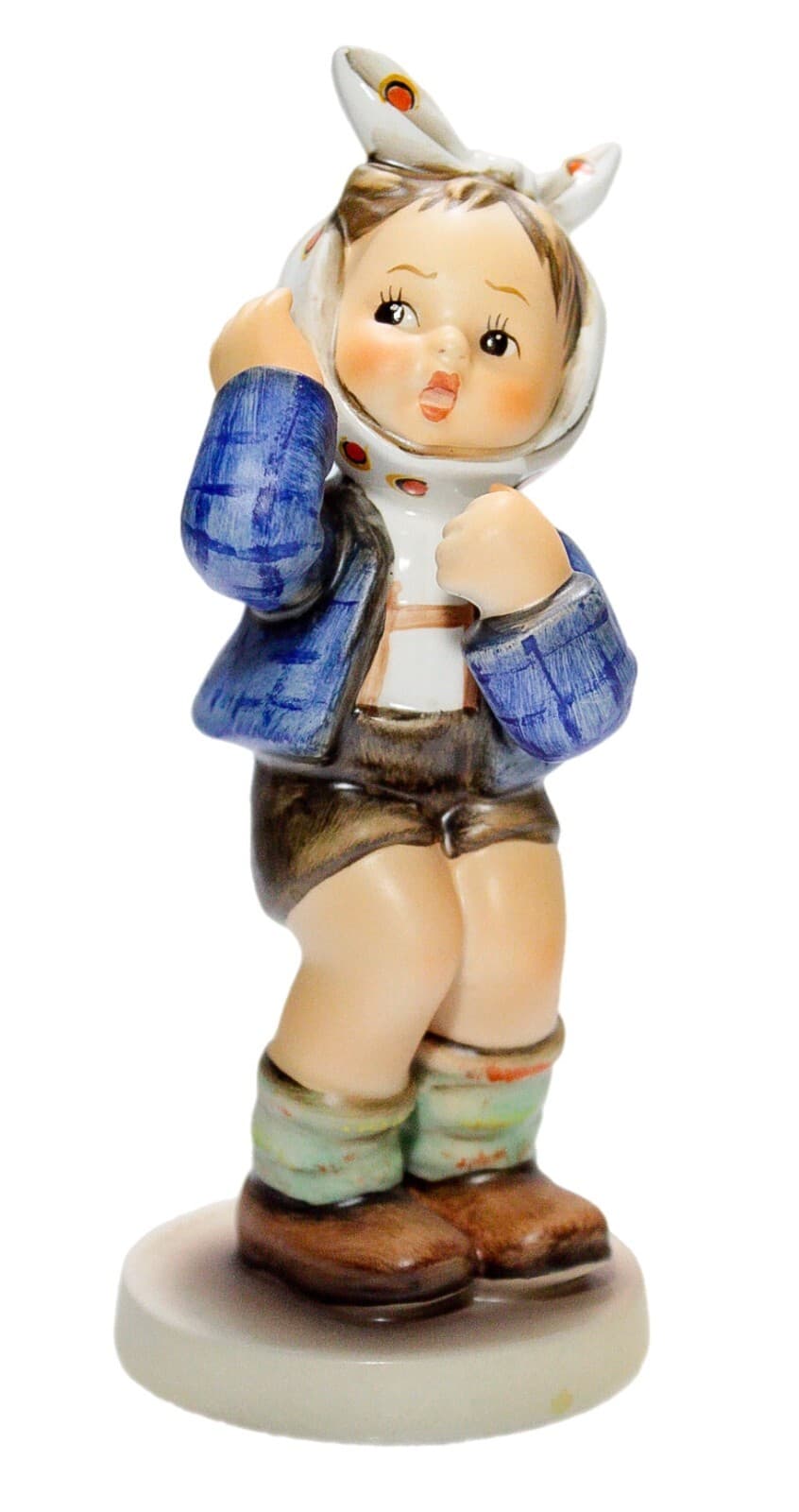 GOEBEL HUMMEL Germany "Toothache" Hand Painted Porcelain Figurine TMK6 - Image 1