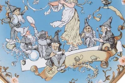 VILLEROY & BOCH Germany Disney Snow White & The 7 Dwarfs Porcelain Wall Plate - Thumbnail 3