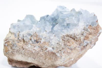 Natural Celestite Blue Quartz Crystal Cluster 1300 Grams - Thumbnail 6
