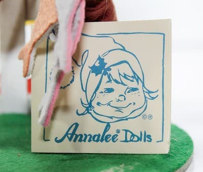 1995 ANNALEE MOBILITEE "Goin Fishin" Logo Kid Holiday Artisan Doll NWT Rare - Thumbnail 5