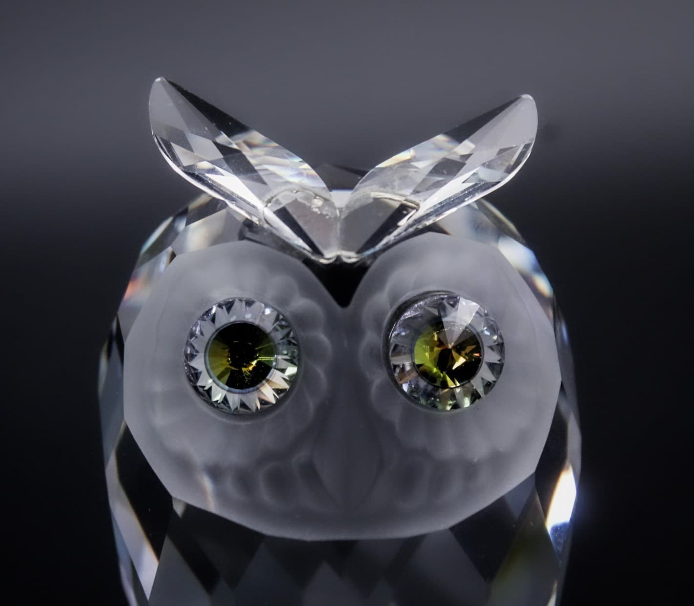 Swarovski Crystal Owl Austria Woodland Friends #7636 Figurine By Max Schreck - Thumbnail 4