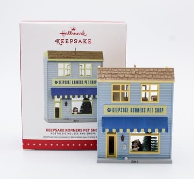 Hallmark Keepsake 2015 Keepsake Korners Pet Shop Christmas Ornament New - Thumbnail 2
