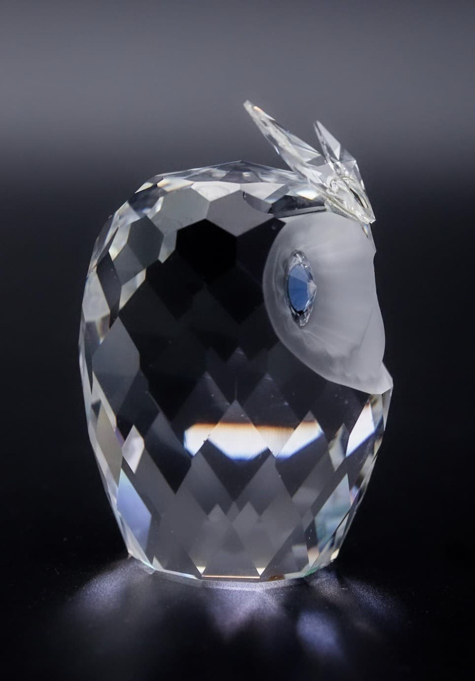 Swarovski Crystal Owl Austria Woodland Friends #7636 Figurine By Max Schreck - Thumbnail 3