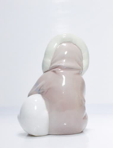 Retired LLADRO Spain Eskimo Boy with Polar Bear Cub Porcelain Figurine #1195 - Thumbnail 7