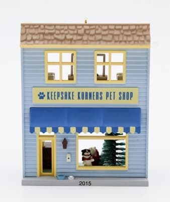 Hallmark Keepsake 2015 Keepsake Korners Pet Shop Christmas Ornament New - Thumbnail 3