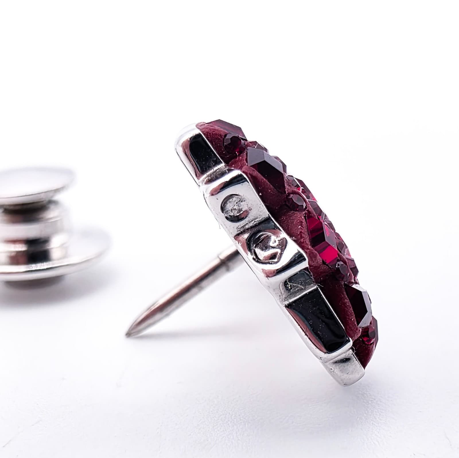 Swarovski Crystal Heart Truth Red Dress Tack Pin Heart Health Awareness - Thumbnail 8