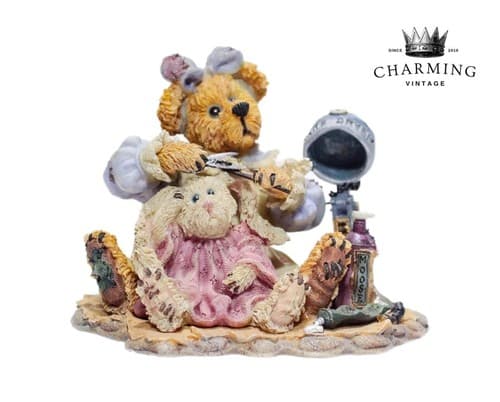 BOYDS BEARS "Don't Ask The Barber Whether You Need A Haircut" #227719 Figurine - Image 1