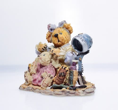 BOYDS BEARS "Don't Ask The Barber Whether You Need A Haircut" #227719 Figurine - Thumbnail 5