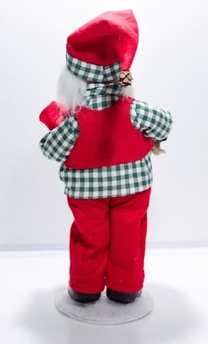 Vintage 2018 ANNALEE Mobilitee Northwoods Santa Artisan Doll 16" - Thumbnail 5