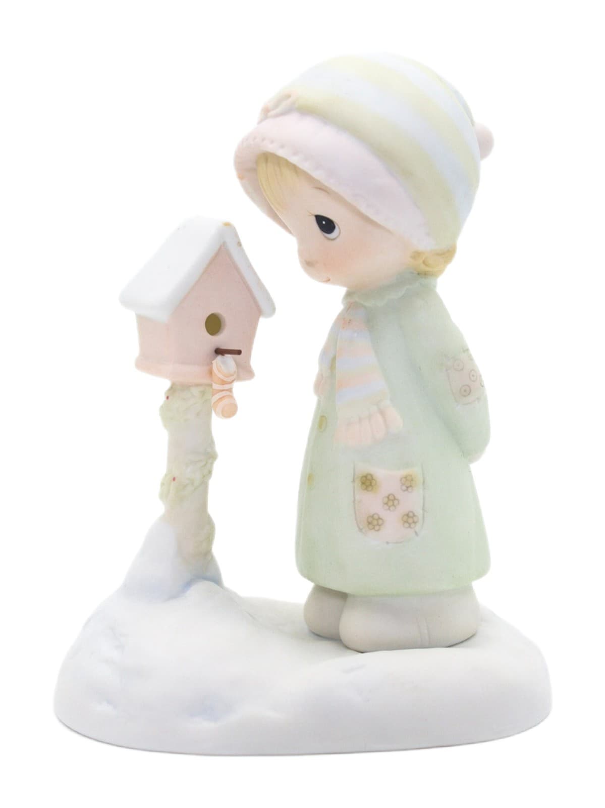 Precious Moments Blessings FRom My House To Yours Enesco Porcelain Figurine 1983 - Image 1