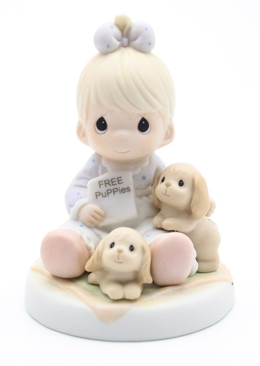 Precious Moments God Loveth A Cheerful Giver Enesco Porcelain Figurine 1996 - Thumbnail 6