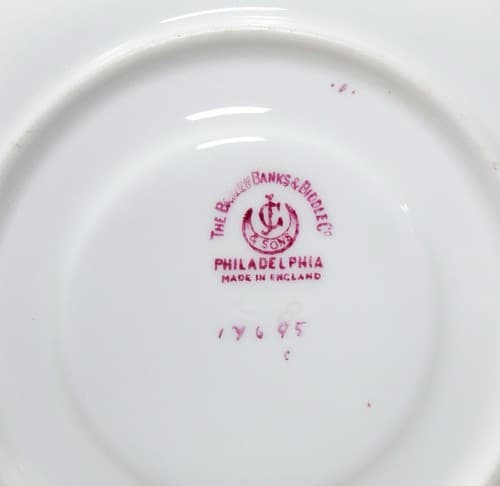 CRESCENT & SONS England Antique Jeweled Porcelain Boullion Cup & Saucer - Thumbnail 7