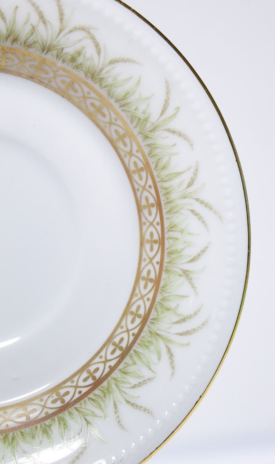KAISER Made In W. Germany Hand Painted Leaf Design Porcelain Cup & Saucer - Thumbnail 8