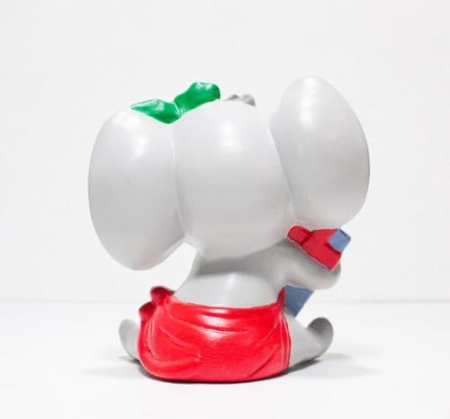Vintage 1986 Atlantic Mold Christmas Holiday Big Ear Mouse Sculpture Figure - Thumbnail 5