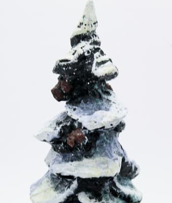 Department 56 Village Pole Pine Tree Porcelain Tree Christmas Village Accessory - Thumbnail 3