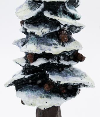 Department 56 Village Pole Pine Tree Porcelain Tree Christmas Village Accessory - Thumbnail 4
