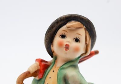 Hummel Goebel Strolling Along West Germany Vintage Porcelain Figurine TMK5 - Thumbnail 2