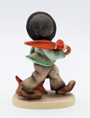 Hummel Goebel Strolling Along West Germany Vintage Porcelain Figurine TMK5 - Thumbnail 5