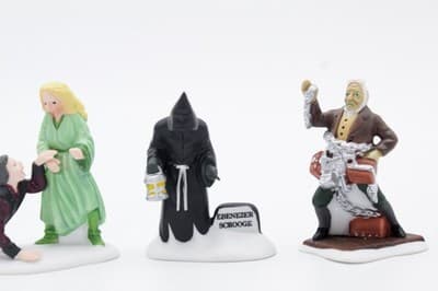 Department 56 Christmas Carol Spirits Heritage Village Collection Accessory 4pcs - Thumbnail 7