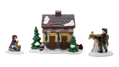 Department 56 Tending The New Calves Heritage Village Collection Accessory 3pcs - Image 1