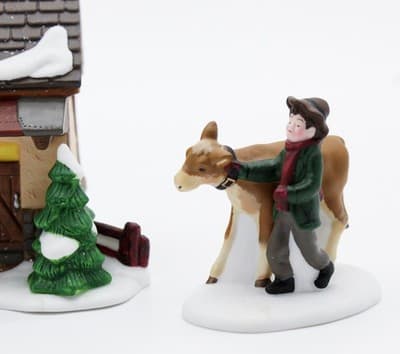 Department 56 Tending The New Calves Heritage Village Collection Accessory 3pcs - Thumbnail 5