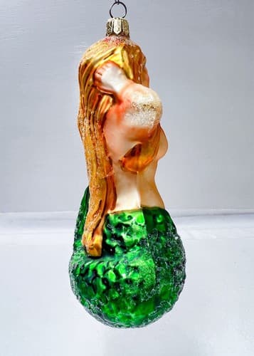 CHRISTOPHER RADKO 1997 Miss Marina Mermaid Christmas Glass Ornament - Thumbnail 3