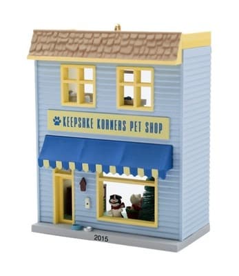 Hallmark Keepsake 2015 Keepsake Korners Pet Shop Christmas Ornament New - Image 1