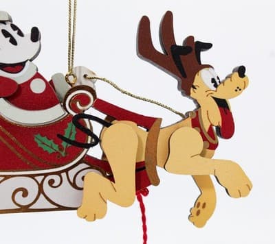 Hallmark Keepsake 2020 Oh What Fun! Mickey & Pluto Disney Christmas Ornament New - Thumbnail 4
