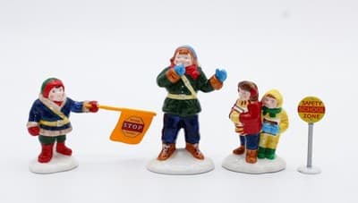 Department 56 Safety Patrol Original Snow Village Christmas Accessories 4pcs - Thumbnail 3
