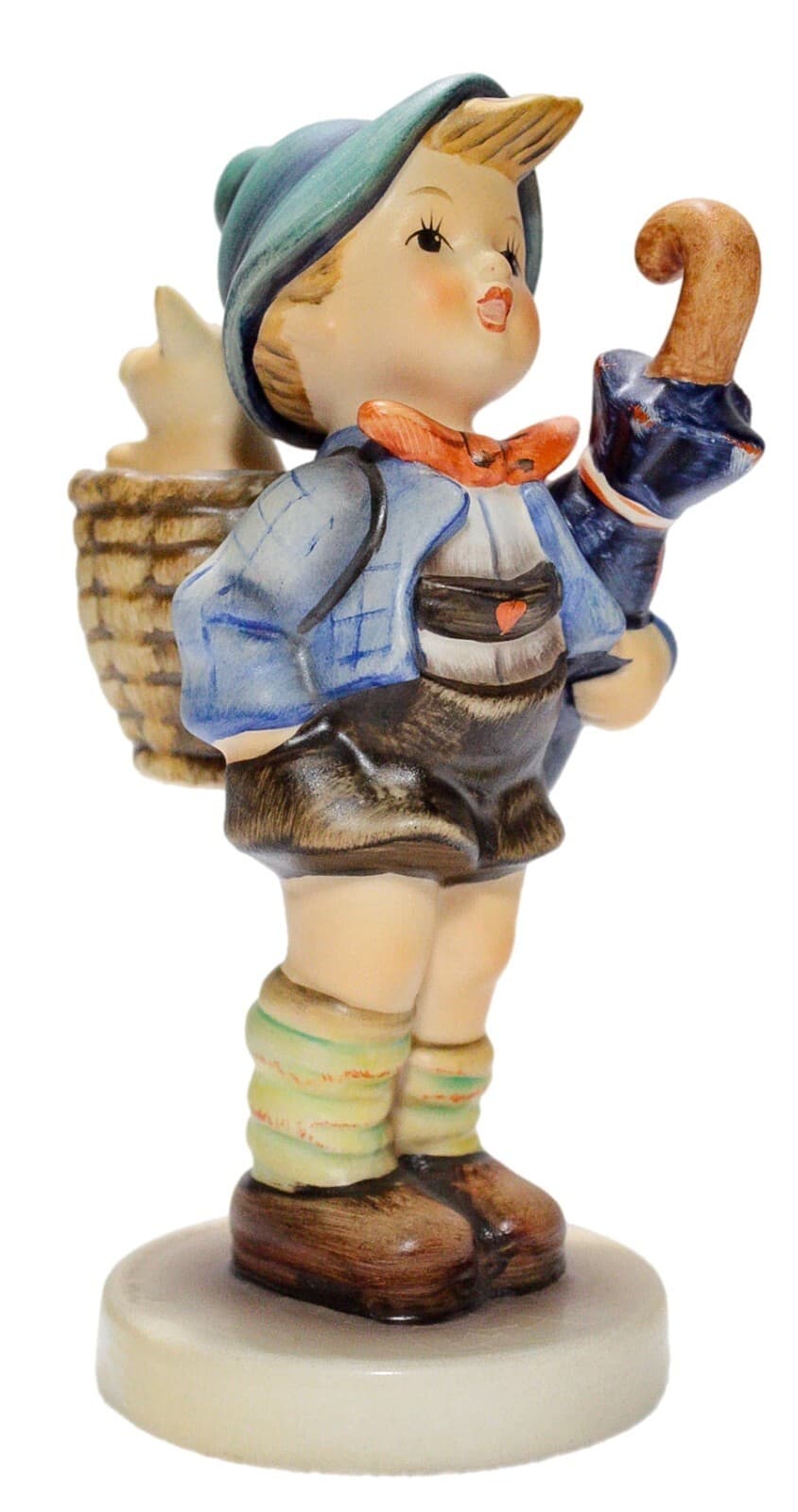 GOEBEL HUMMEL Germany "Home From Market" Hand Painted Porcelain Figurine TMK6 - Image 1