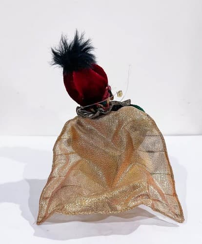 RARE Vintage Victorian Jester/Elf Holiday Doll Shelf Sitter Figurine - Thumbnail 5