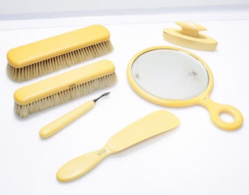 Rare Lot of 6pcs PARISIAN LOONEN Celluloid French Vanity Assorted Items - Thumbnail 5