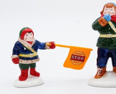 Department 56 Safety Patrol Original Snow Village Christmas Accessories 4pcs - Thumbnail 4