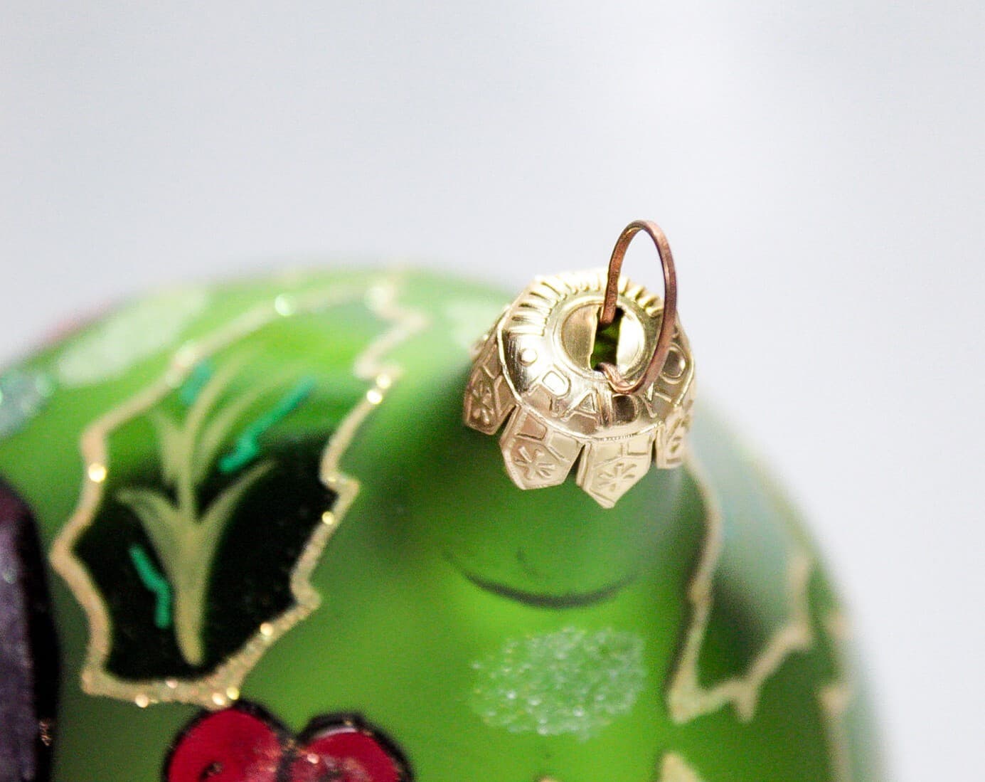 1997 CHRISTOPHER RADKO "Regency Santa" Teardrop Christmas Ornament w/ Tag & Box - Thumbnail 12