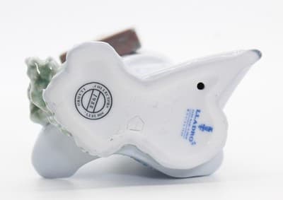 Vtg LLADRO Spain "School Days" Girl Glazed Porcelain Figurine Retired - Thumbnail 7