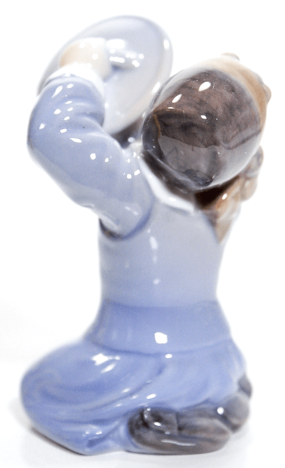 ROYAL COPENHAGEN Made In Denmark Girl With Doll Porcelain Figurine - Thumbnail 4