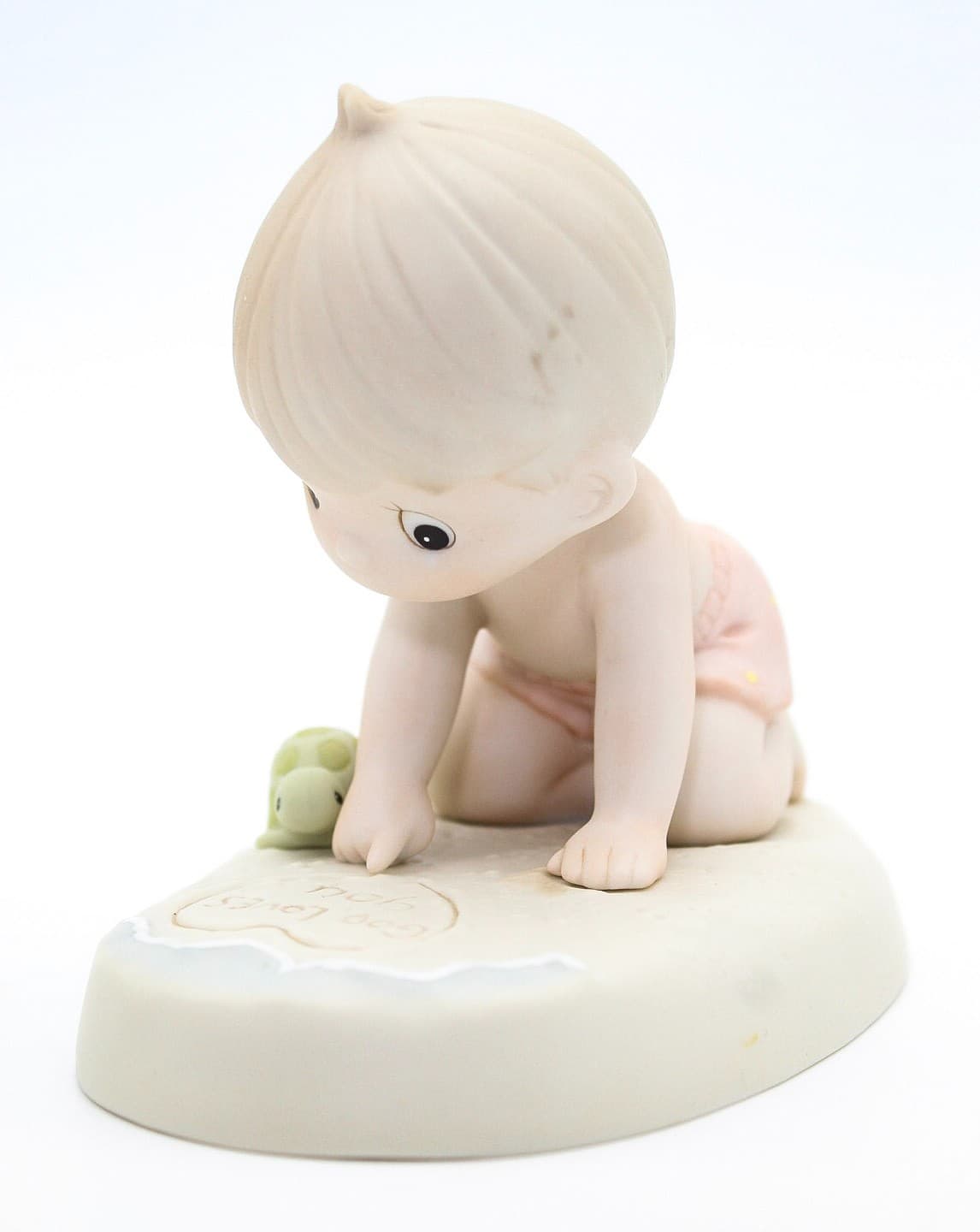 Precious Moments Love Letters In The Sand Enesco Porcelain Figurine 1996 - Thumbnail 2