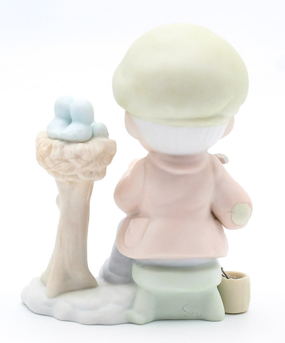 Precious Moments Only Love Can Make A Home Enesco Porcelain Figurine 1991 - Thumbnail 4