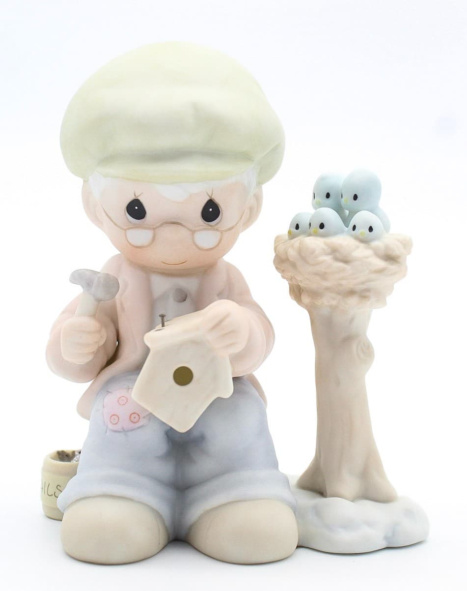 Precious Moments Only Love Can Make A Home Enesco Porcelain Figurine 1991 - Thumbnail 8