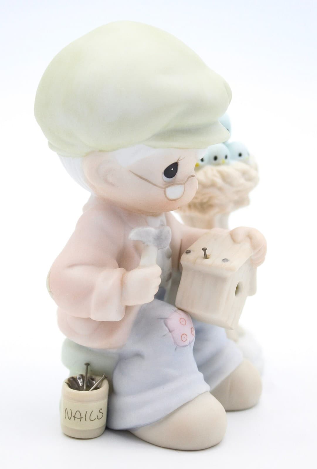 Precious Moments Only Love Can Make A Home Enesco Porcelain Figurine 1991 - Thumbnail 5