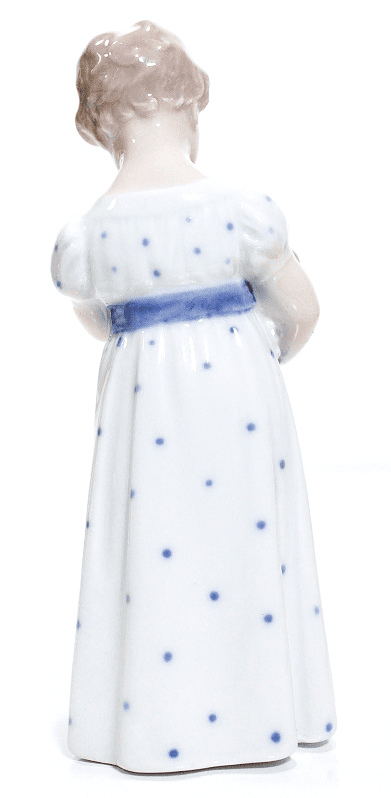 ROYAL COPENHAGEN Denmark Girld With Pot Lids #3677 Porcelain Figurine - Thumbnail 4