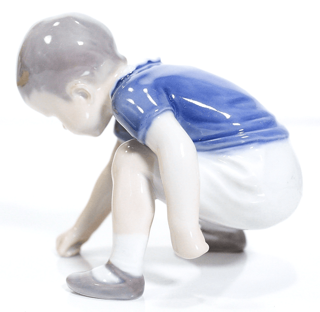 ROYAL COPENHAGEN "Dickie Boy" Made In Denmark Porcelain Figurine - Thumbnail 2