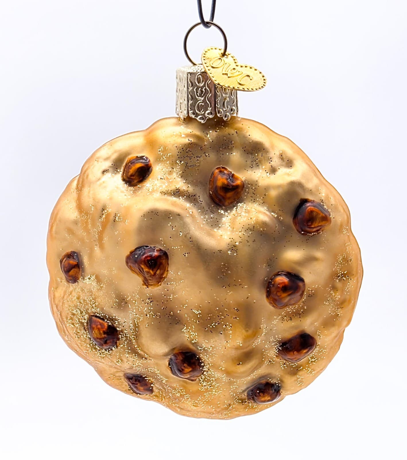 Old World Christmas OWC Mouth Blown Glass Chocolate Chip Cookie Glass Ornament - Thumbnail 7