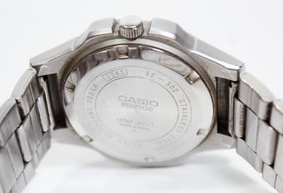 CASIO EDIFICE Multifunction Blue Dial Quartz Men's Full Working Watch - Thumbnail 7