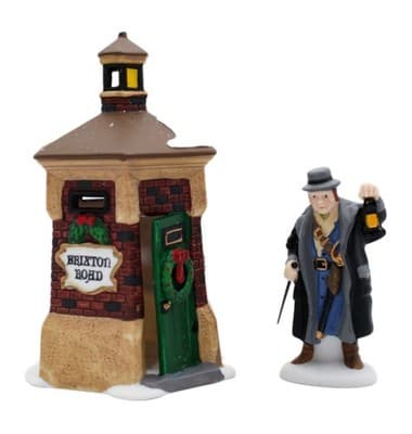 Department 56 Brixton Road Watchman Heritage Village Collection Accessory 2pcs - Image 1
