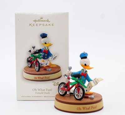 Hallmark Keepsake 2008 Oh What Fun! Donal Duck Disney Christmas Ornament New - Thumbnail 2