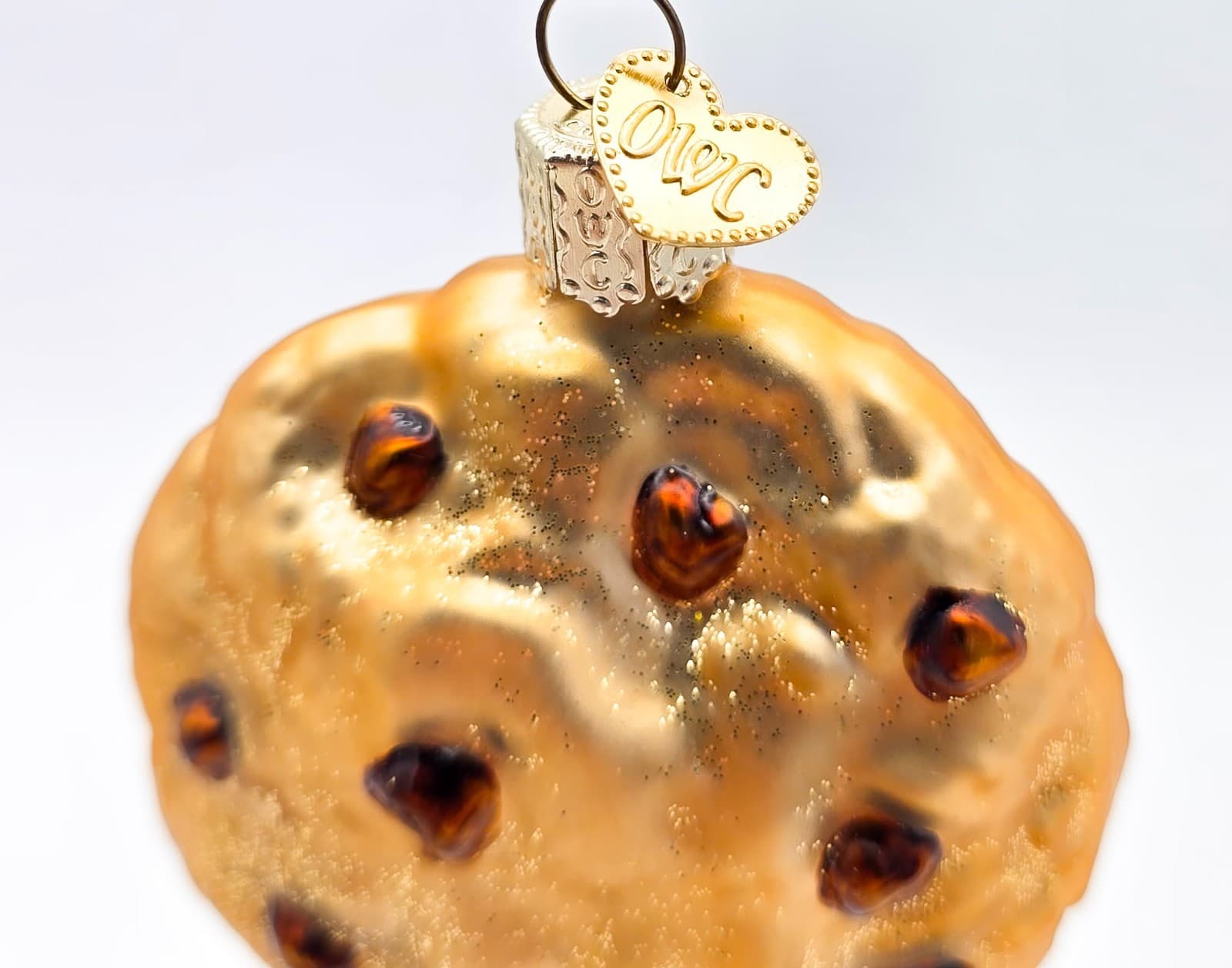 Old World Christmas OWC Mouth Blown Glass Chocolate Chip Cookie Glass Ornament - Thumbnail 6