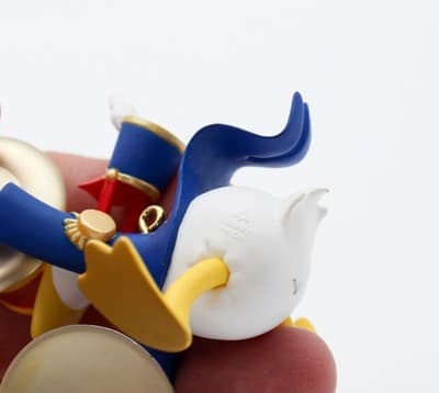 Hallmark Keepsake 1999 Donald Plays The Cymbals Disney Christmas Ornament New - Thumbnail 6